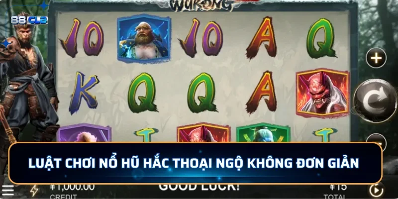 Luật chơi nổ hũ Hắc Thoại Ngộ Không đơn giản tại 88CLB